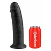 Dildo King Cock Silicone Dark — 25.4 cm, Ø 6.1 cm Photo 2