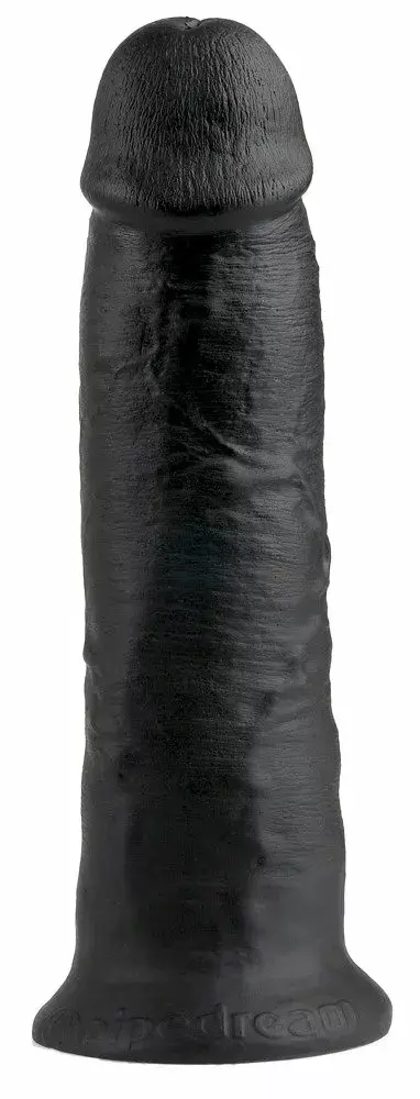 Dildo King Cock Silicone Dark — 25.4 cm, Ø 6.1 cm Photo 3