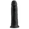 Dildo King Cock Silicone Dark — 25.4 cm, Ø 6.1 cm Photo 3