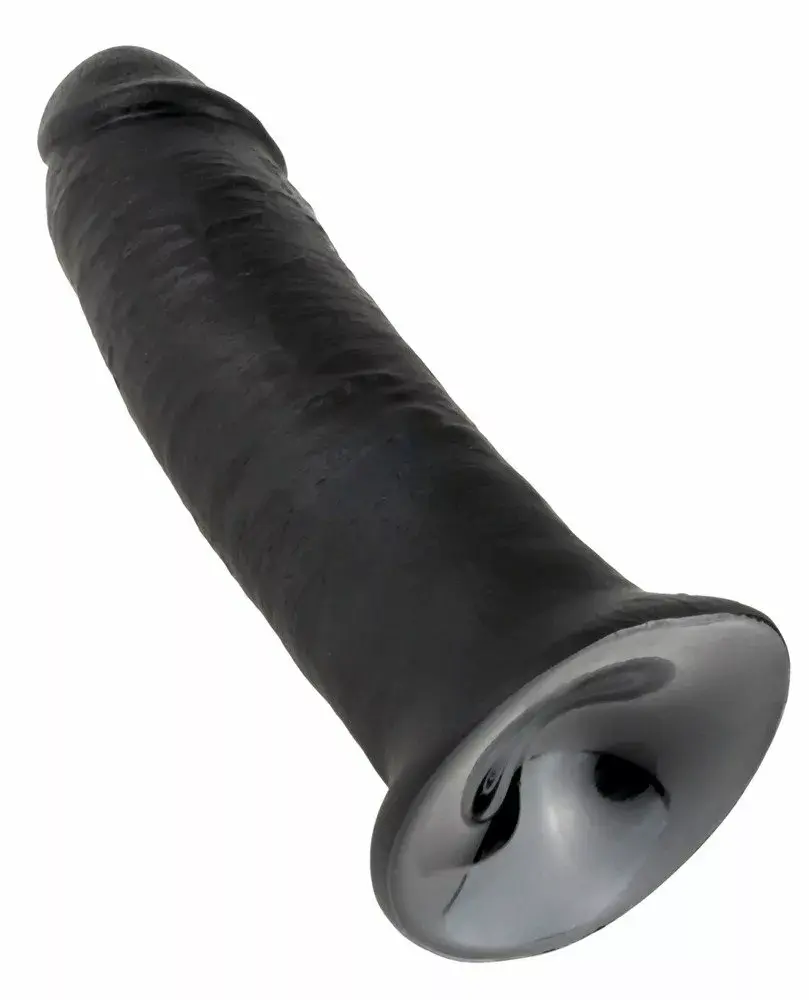 Dildo King Cock Silicone Dark — 25.4 cm, Ø 6.1 cm Photo 5