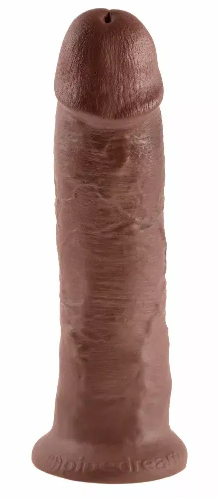 Dildo King Cock silicone brown 10 inch Photo 3
