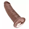 Dildo King Cock silicone brown 10 inch Photo 5