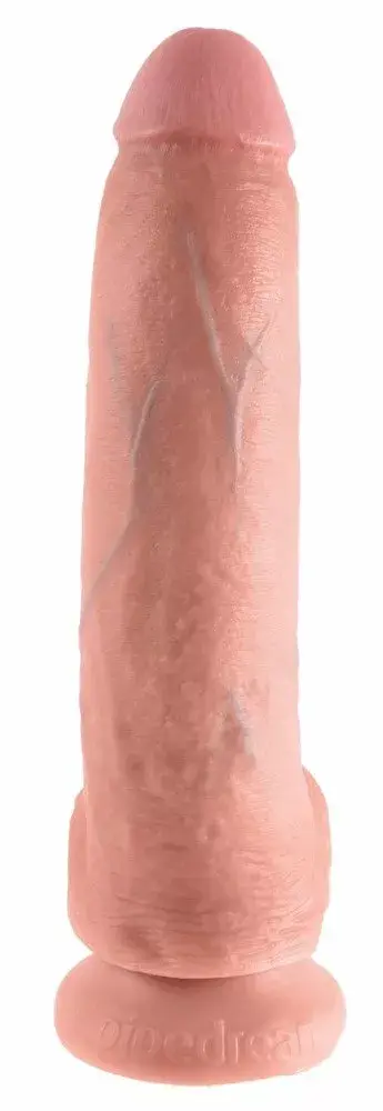 Dildo king cock PVC Flesh 9" — 22.9 cm, Ø 5.1 cm Photo 3