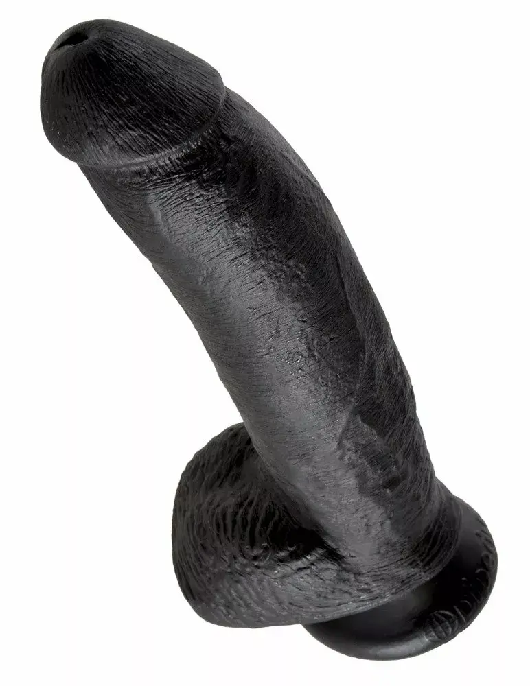 King Cock Silicone Dark 9" dildo — 22.9 cm, Ø 5.1 cm Photo 4