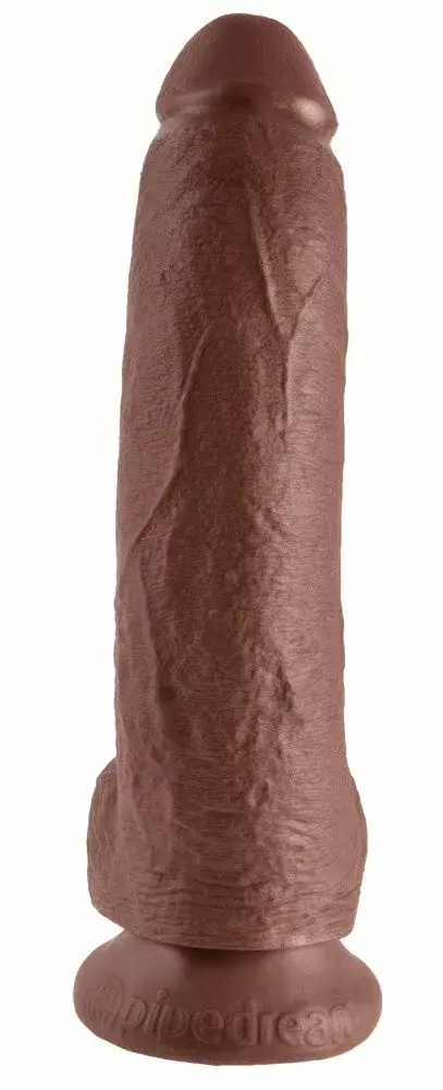 Dildo King Cock PVC Brown — 22.9 cm, Ø 5.1 cm Photo 3