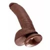 Dildo King Cock PVC Brown — 22.9 cm, Ø 5.1 cm Photo 5
