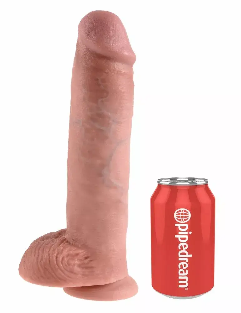 Фаллоимитатор King Cock Silicone Flesh 11" Photo 2