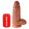 Dildo King Cock PVC Tan — PVC фаллоимитатор 22,9 см Photo 2
