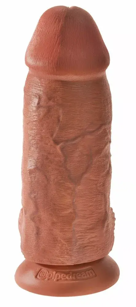 Dildo King Cock PVC Tan — PVC фаллоимитатор 22,9 см Photo 3