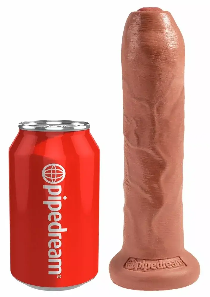 Фаллоимитатор King Cock Uncut Tan — реалистичный PVC Photo 2
