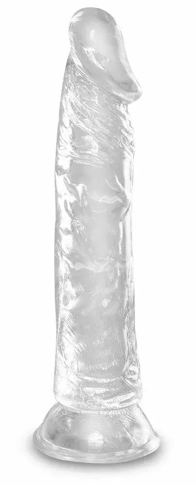 Dildo King Cock Clear 21.8 cm, Ø 4.6 cm Photo 2