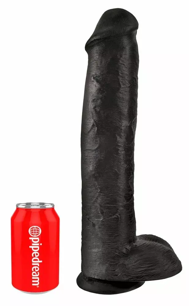 Dildo King Cock Silicone Flesh — XXL 38.1 cm Photo 2