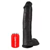 Dildo King Cock Silicone Flesh — XXL 38.1 cm Photo 2