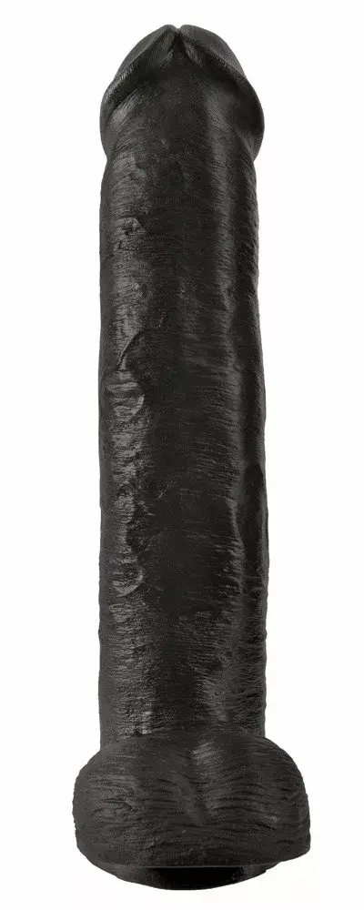 Dildo King Cock Silicone Flesh — XXL 38.1 cm Photo 3