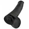 Dildo King Cock Silicone Flesh — XXL 38.1 cm Photo 5