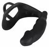 Vibrating silicone plug with cock ring Black Velvets Photo 3