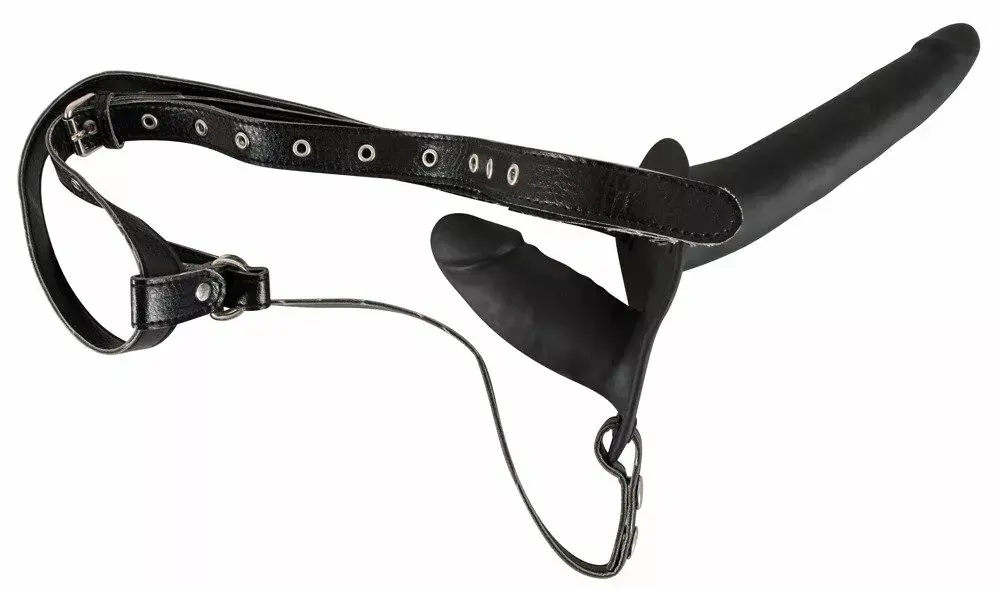 Страпон двойной you2toys Silicone Black Photo 2