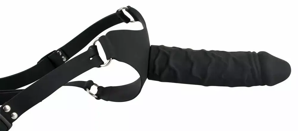 Strap-on you2toys Silicone Black 17 см, Ø 4,3 см Photo 3