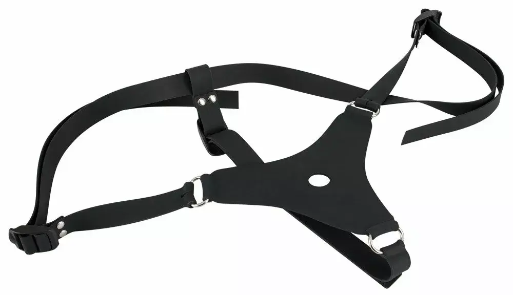 Strap-on you2toys Silicone Black 17 см, Ø 4,3 см Photo 5