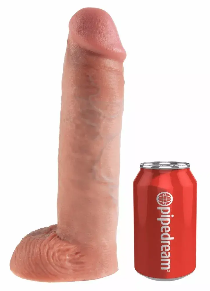 Strap‑on King Cock с полым дилдо 11" Photo 5