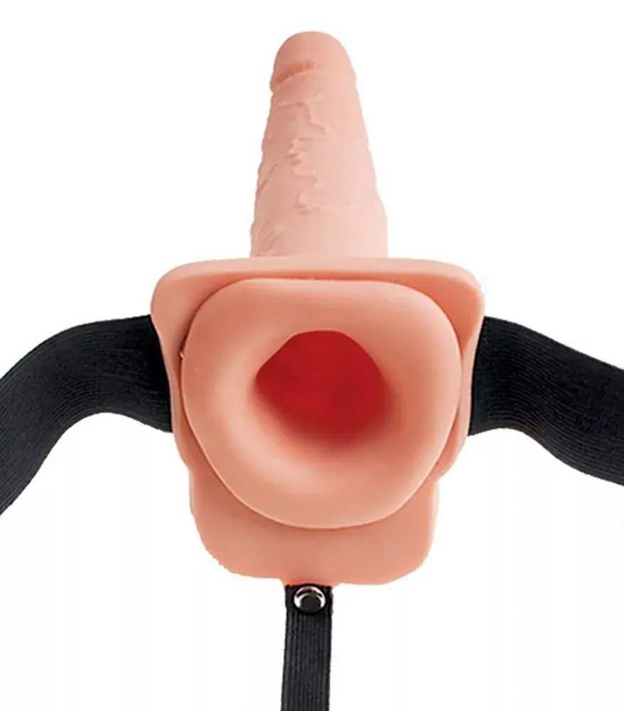 Pipedream Fetish Fantasy 9in Strap-On PVC melns Photo 4