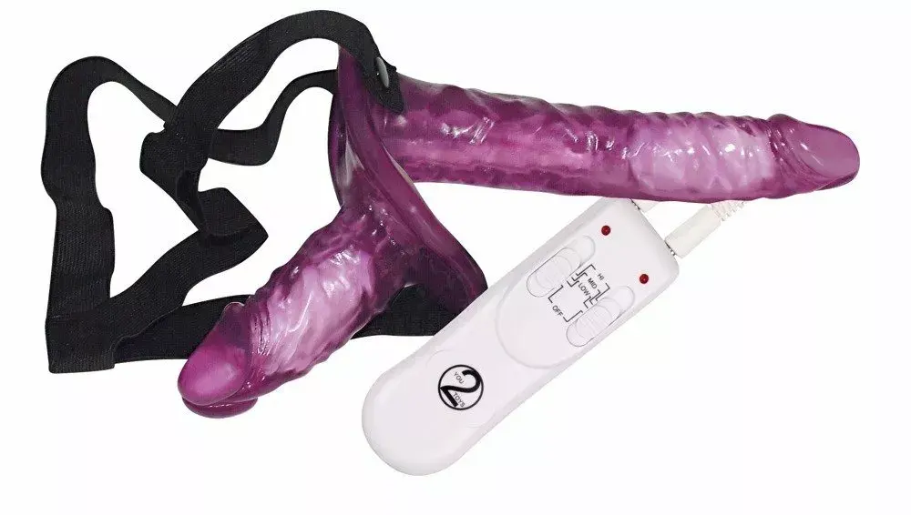 Страпон-вибратор you2toys Duo — двойной, 2 мотора Photo 2