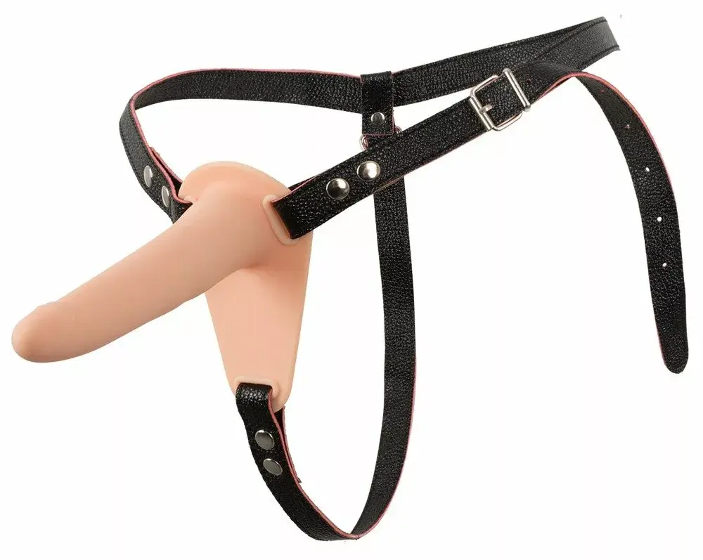 Страпон-вибратор you2toys Silicone Black 15,7 см Photo 2