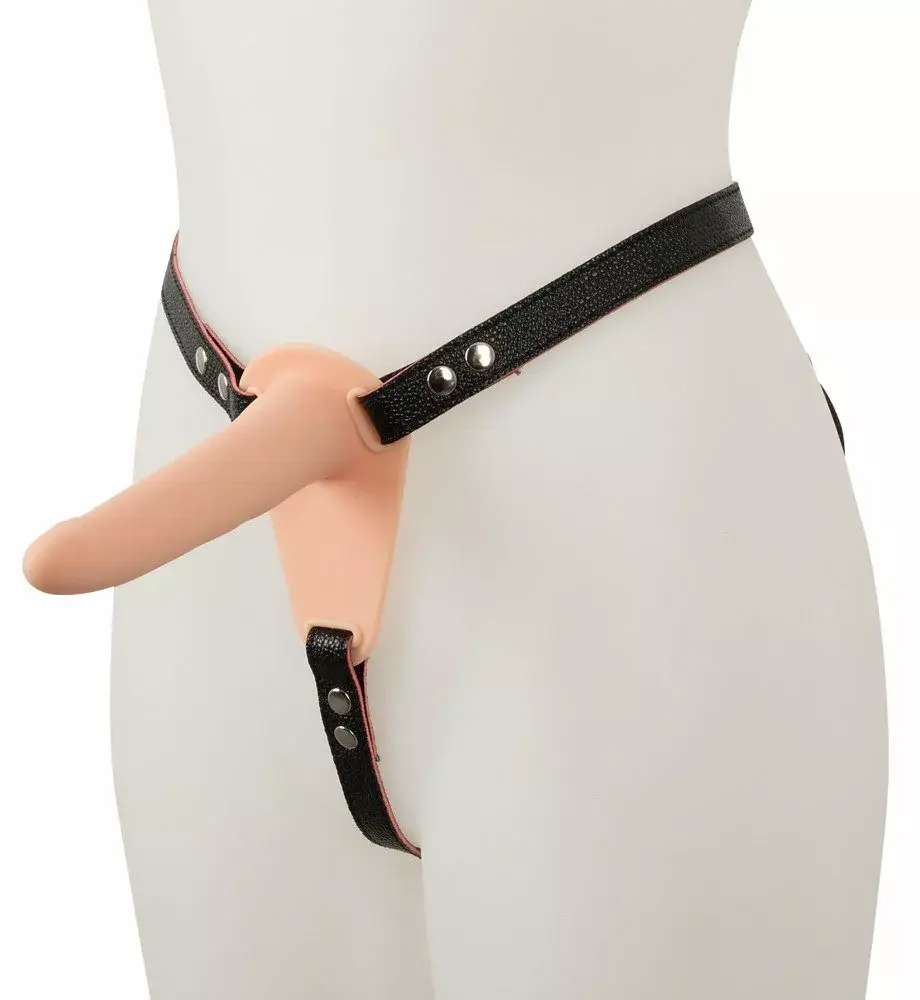 Страпон-вибратор you2toys Silicone Black 15,7 см Photo 3