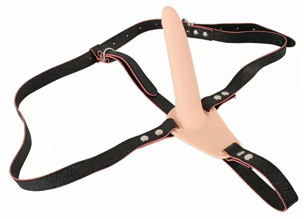 Страпон-вибратор you2toys Silicone Black 15,7 см Photo 4