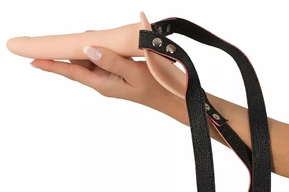 Страпон-вибратор you2toys Silicone Black 15,7 см Photo 5