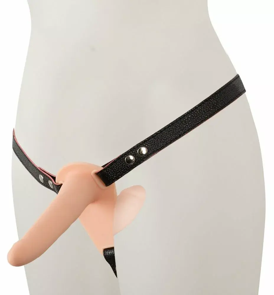 Двойной страпон you2toys Silicone Black Photo 3