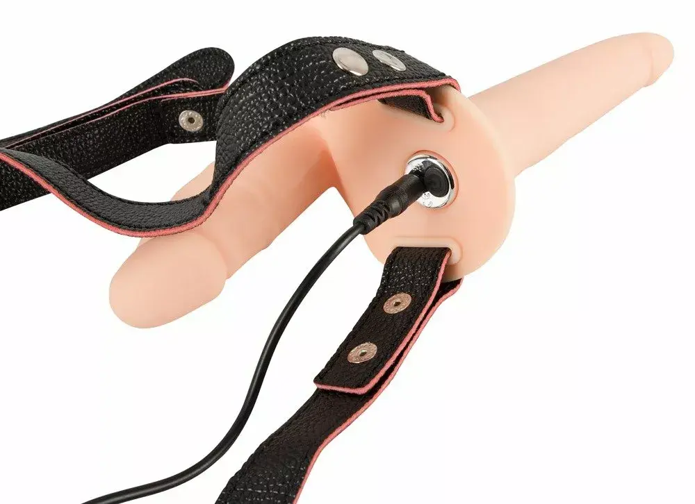 Двойной страпон you2toys Silicone Black Photo 7