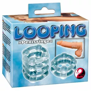 2er Silikona gredzenu komplekts Looping