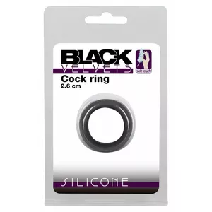 Кольцо для пениса Black Velvets 05180340000 — силикон, внутр. Ø 2,6 см, внеш. Ø 3,9 см