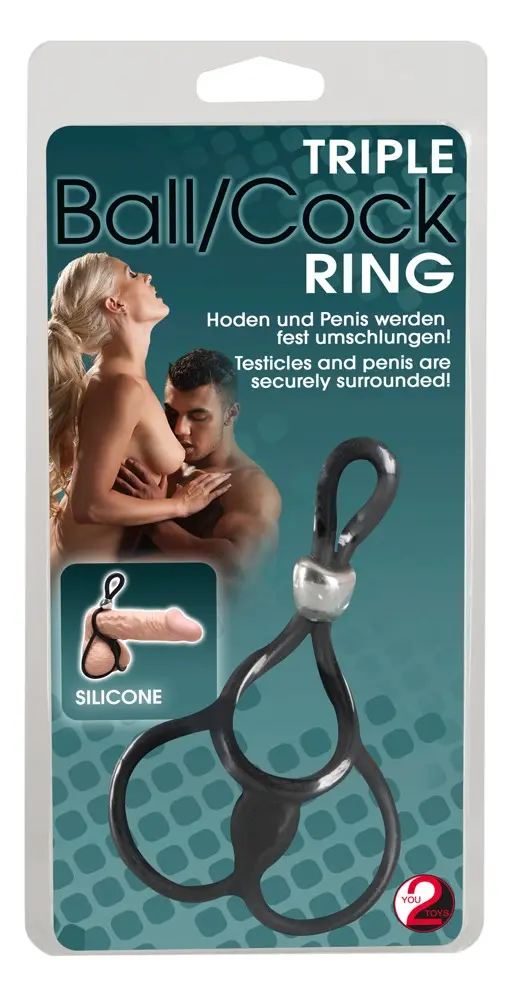Dzimumlocekļa gredzens you2toys Triple Ball and