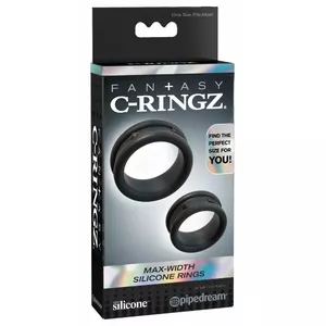 Silicone cock ring fantasy c-ringz FCR Max Width 05424740000 — Ø 2.8 cm cock ring, Ø 3.6 cm ball ring