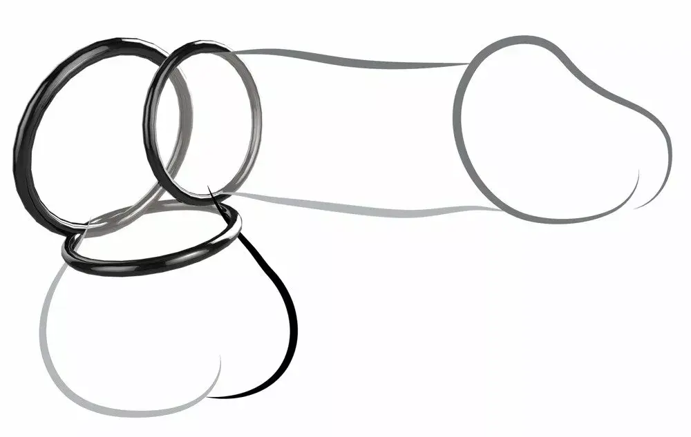 Силиконовые C-кольца набор fantasy c-ringz Stamina C-Ring Photo 3