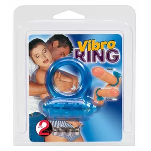 Vibrating cock ring you2toys 05623190000 — removable mini-vibrator, Ø 3 cm, TPE/ABS, batteries included
