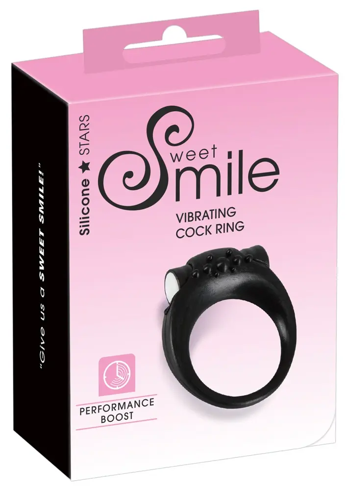 Dzimumlocekļa pagarinājums ar gredzenu Sweet Smile