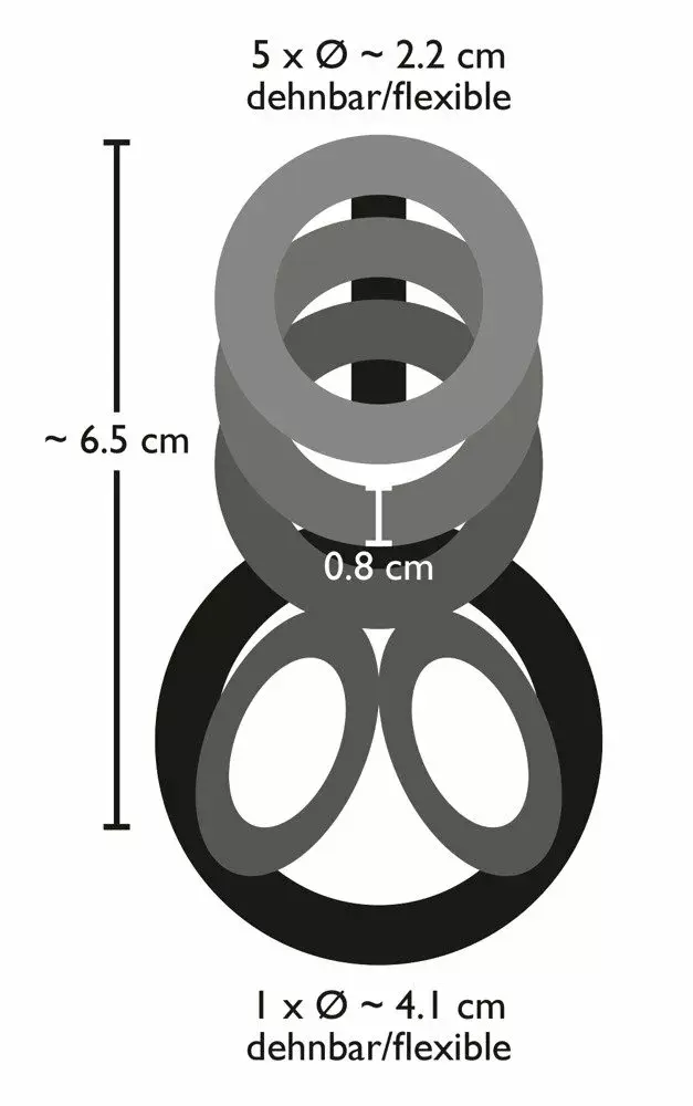 Penis extension ring Bad Kitty BK Cock Ring 05097790000 Photo 5
