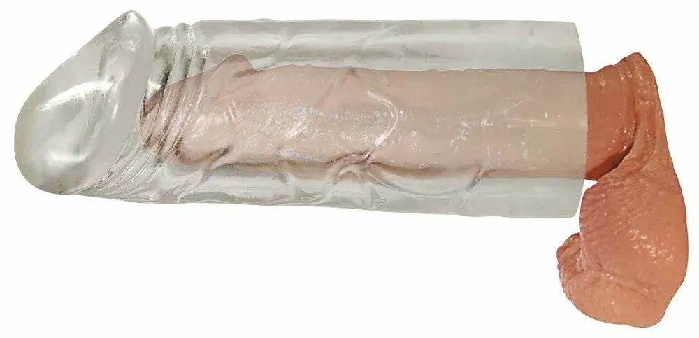 Насадка you2toys Mega Dick Sleeve прозрачная Photo 3