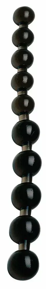 Анальные бусы you2toys Silicone Black — 10 шаров Photo 2