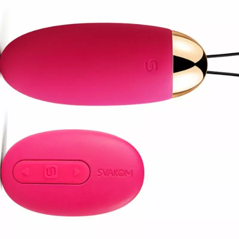 Vaginal Ball Svakom Silicone Red — вибро-пуля 8,1 см Photo 4