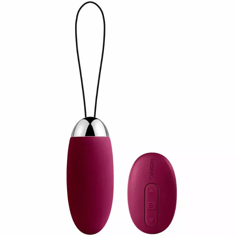Вагинальные шарики Svakom Silicone Purple — вибро-пуля 8,1 см Photo 2