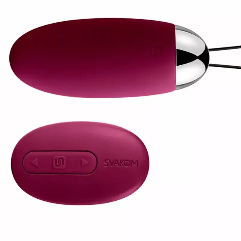Вагинальные шарики Svakom Silicone Purple — вибро-пуля 8,1 см Photo 3