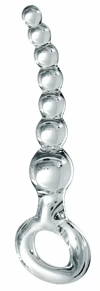 Anālās bumbiņas Icicles stikla caurspīdīgas 7 bumbiņas Photo 3