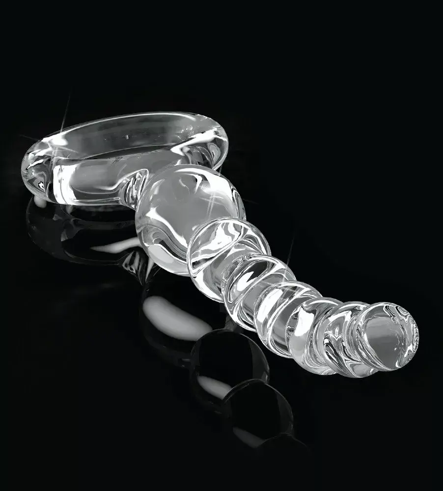 Anālās bumbiņas Icicles stikla caurspīdīgas 7 bumbiņas Photo 4