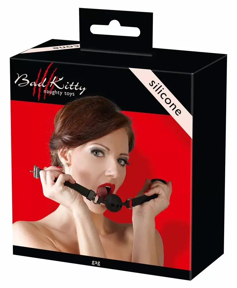 Кляп bad kitty 24915751001 — силиконовый шар Ø 3,5 см Photo 4