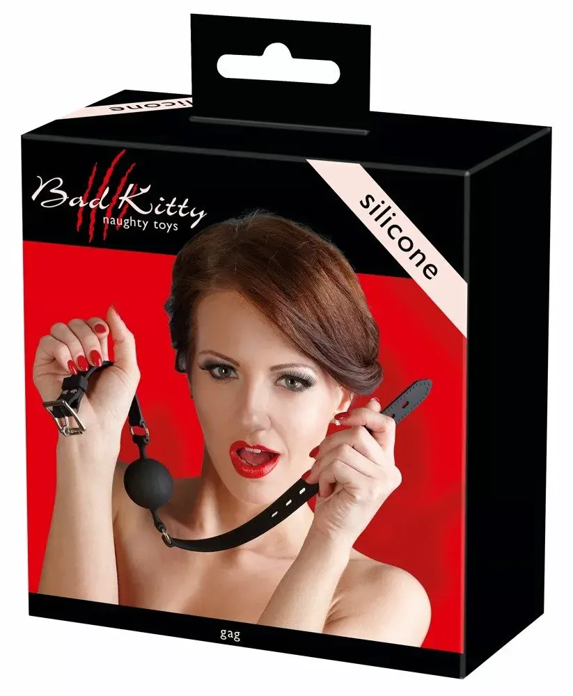 Кляп bad kitty 24915831001 — силикон, средний Ø 4 см Photo 3