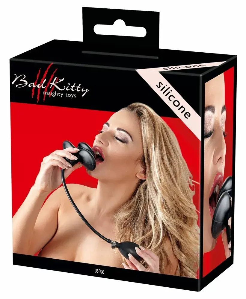 Надувной силиконовый кляп Bad Kitty 24919151001 Photo 7